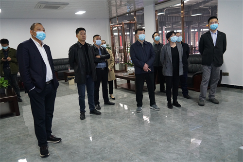 2021-11-20省發(fā)改委來(lái)張家界萬(wàn)眾實(shí)業(yè)集團(tuán)有限公司調(diào)研工作(省辦公室主任夏文斌、市發(fā)改委黨組書記龍維務(wù)）